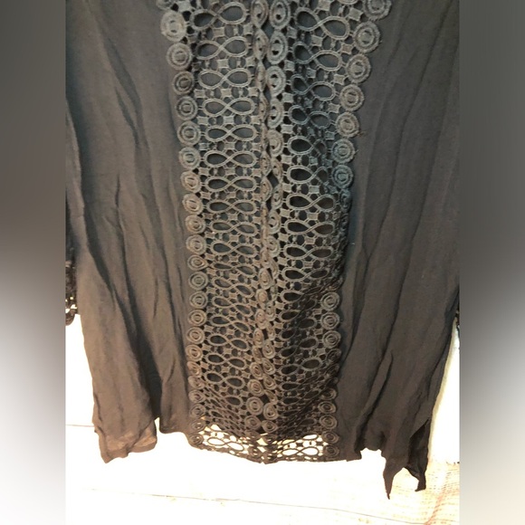 VENUS Black Swim Coverup with Elegant Design Medium NWOT - Picture 4 of 14